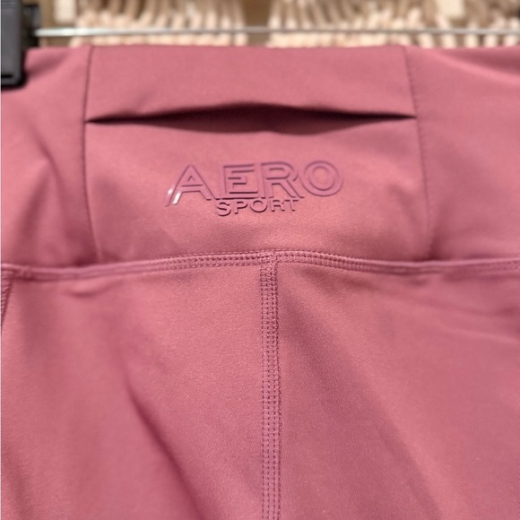 Aeropostale Women’s Mavue Leggings – High-Rise Workout Pants with Stash Pocket - Picture 3 of 4